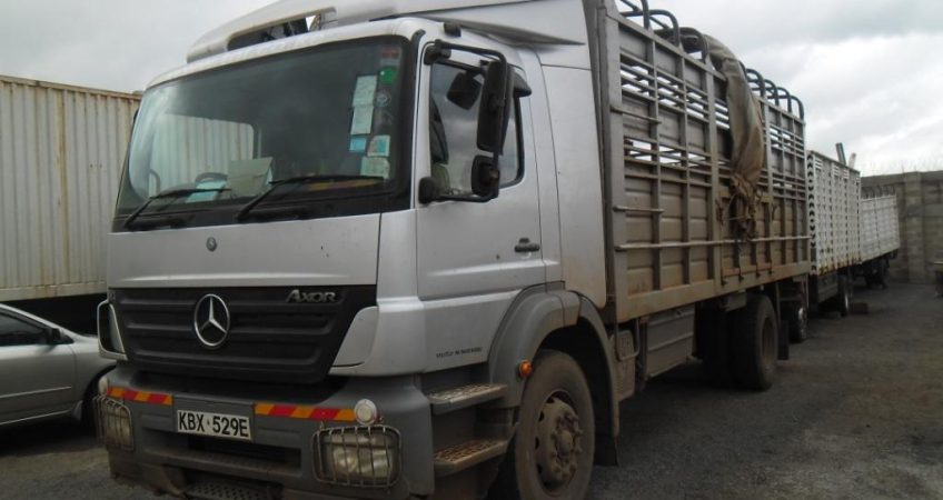 MERCEDES BENZ AXOR TRUCK FOR AUCTION  